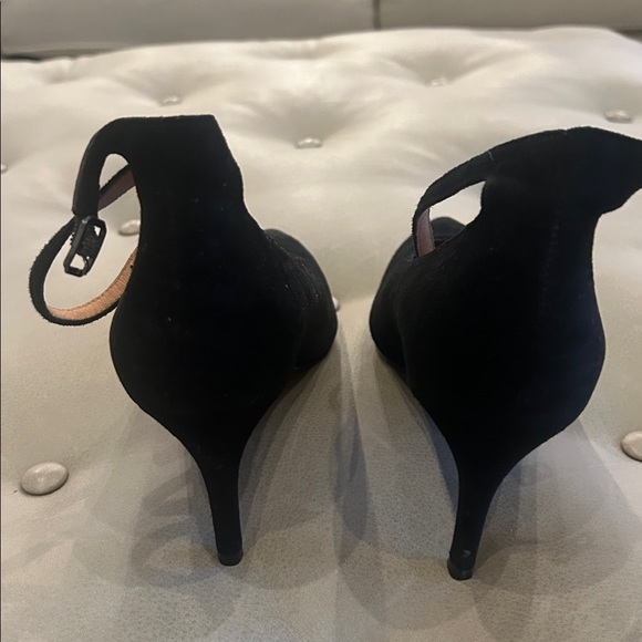 Halogen Black Ankle Strap Heels - Picture 3 of 4